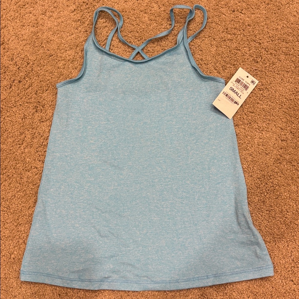 Girls (s) Ideology Light Blue Tank Top with Strappy Back
